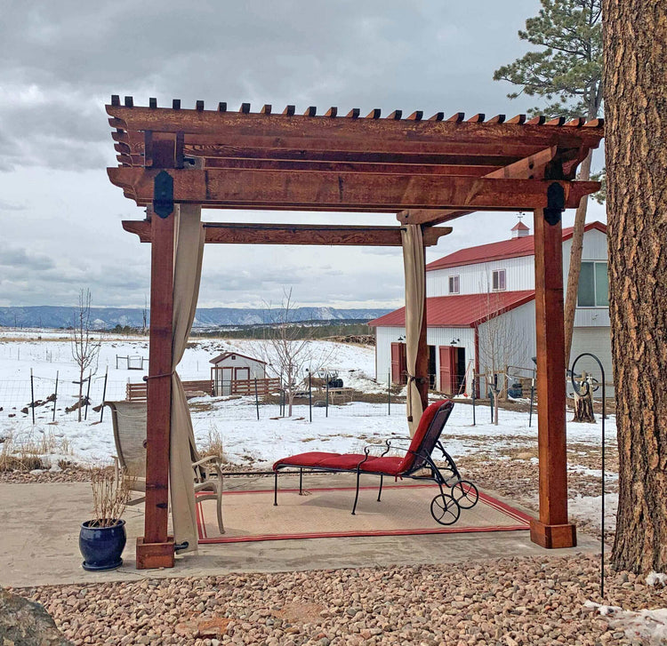 How To Cover A Pergola For Winter How To Cover A Pergola For Winter