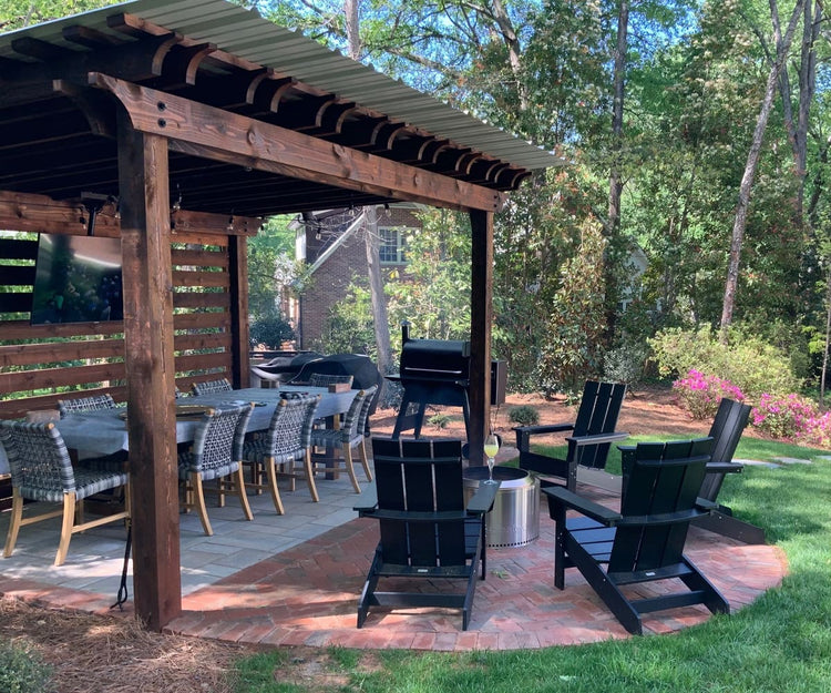 Backyard Pavilion for Outdoor Dining Backyard Pavilion for Outdoor Dining