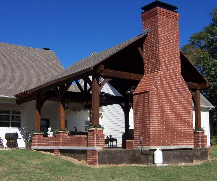 Pavilion Attached to Brick Chimney Pavilion Attached to Brick Chimney