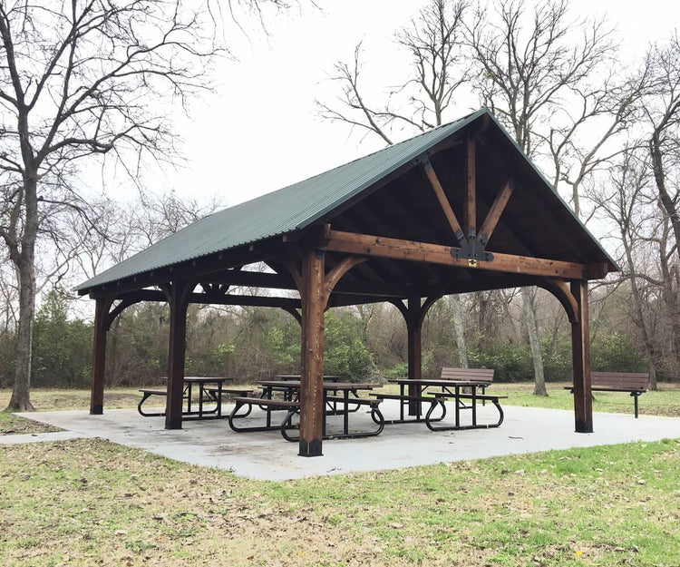 Large Gable Pavilion for Park Large Gable Pavilion for Park