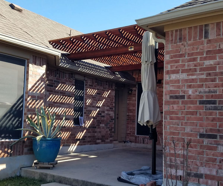 Three Wall Mounted Pergola Three Wall Mounted Pergola