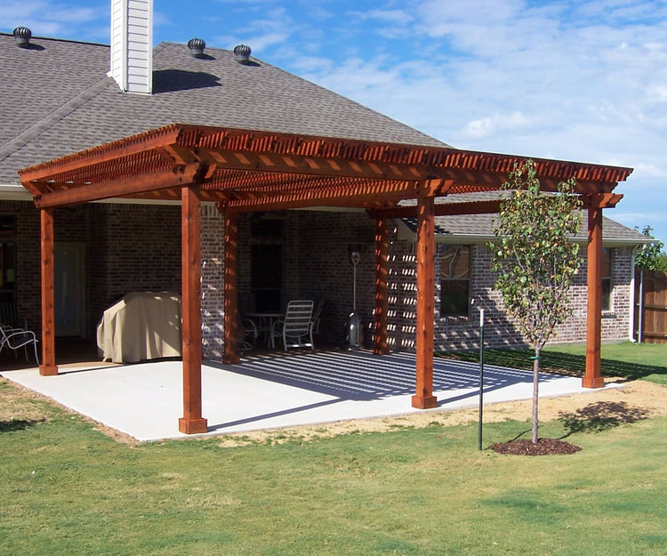 Patio Pergola Attached to House Patio Pergola Attached to House