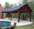 Curved Poolside Pavilion