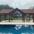 Large Poolside Pavilion with 3rd Gable