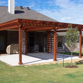 Patio Pergola Attached to House