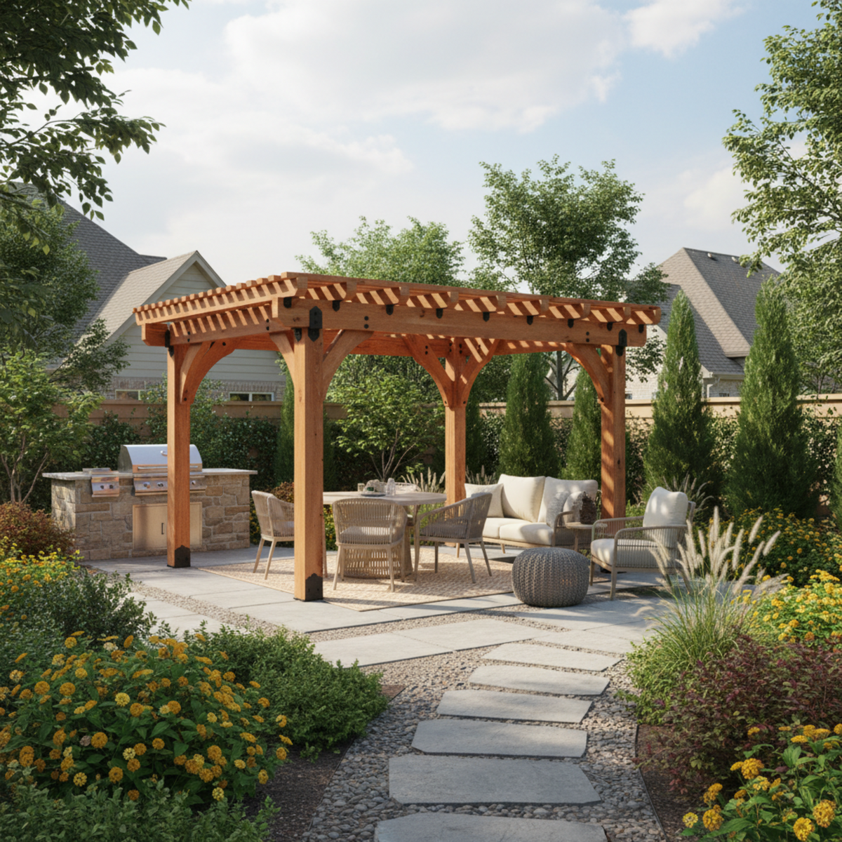 Wood Pergolas, Pavilions & Gazebos | Big Timber Structures
