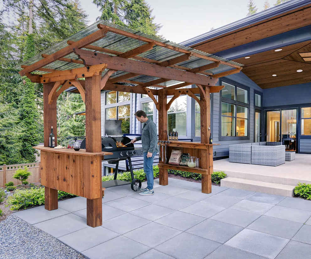 Wood Pergolas, Pavilions & Grill Gazebos | Big Timber Structures