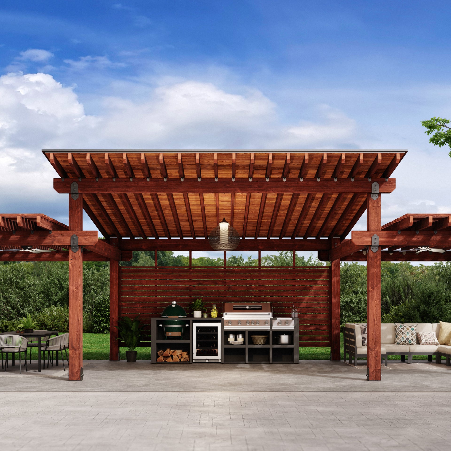 Wood Pergolas, Pavilions & Grill Gazebos | Big Timber Structures