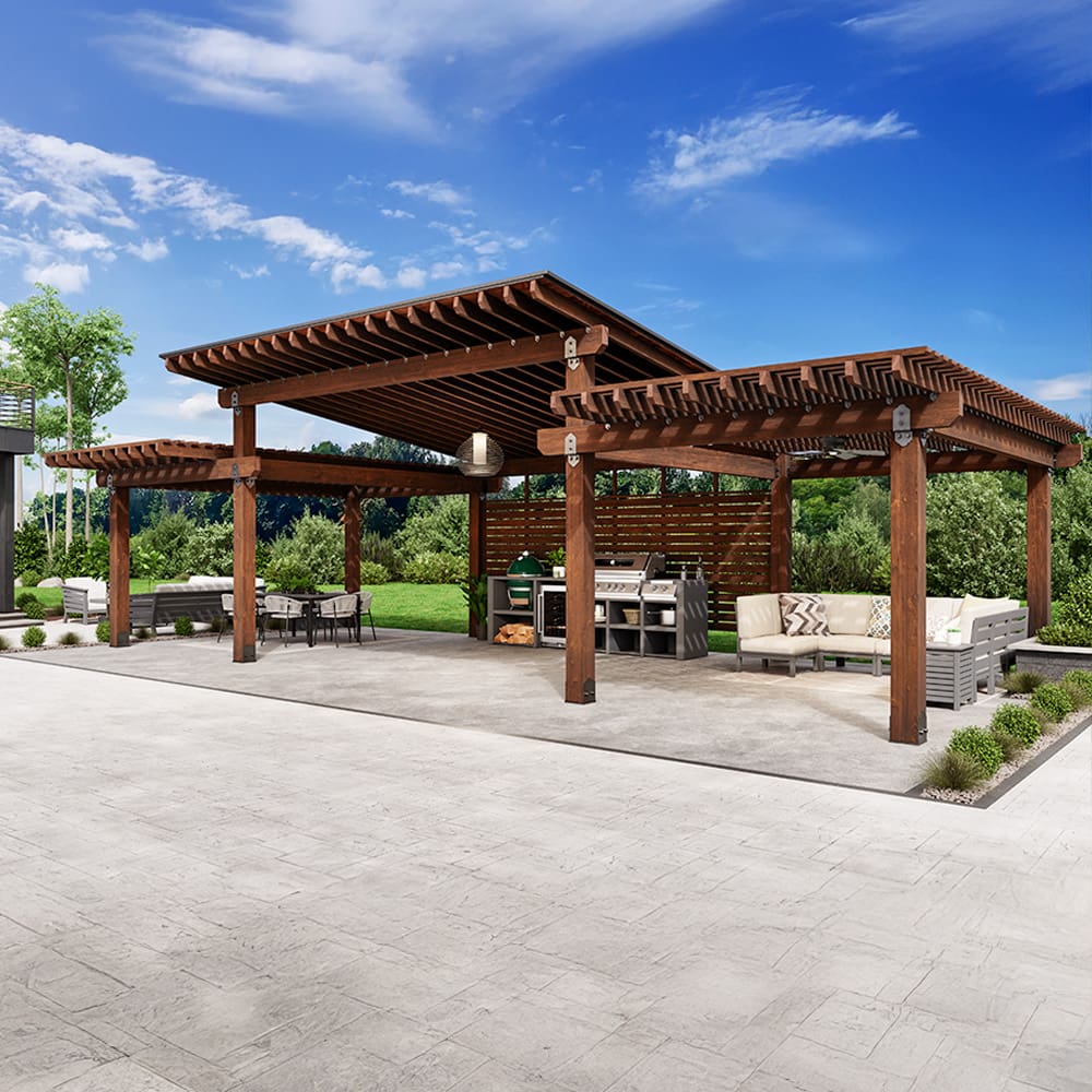 Wood Pergolas, Pavilions & Grill Gazebos | Big Timber Structures