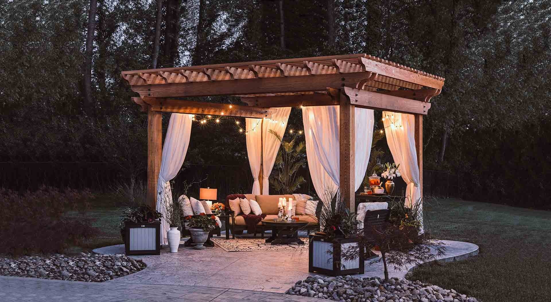 Wood Pergolas, Pavilions & Grill Gazebos | Big Timber Structures