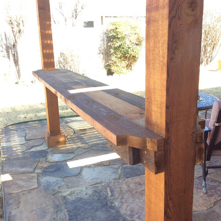 Wood Bar Top - modern