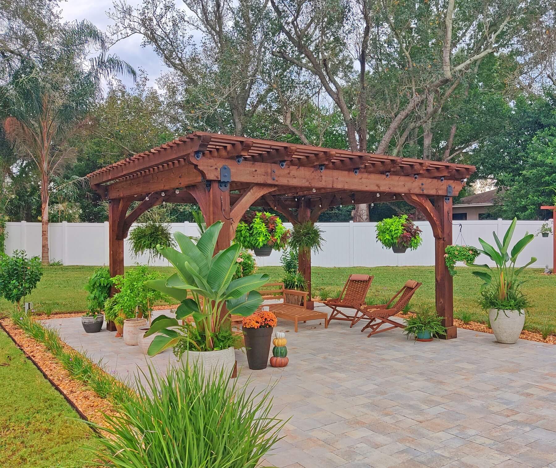 big Timber Structures - Brentwood Pergola Client Install Examples (13)