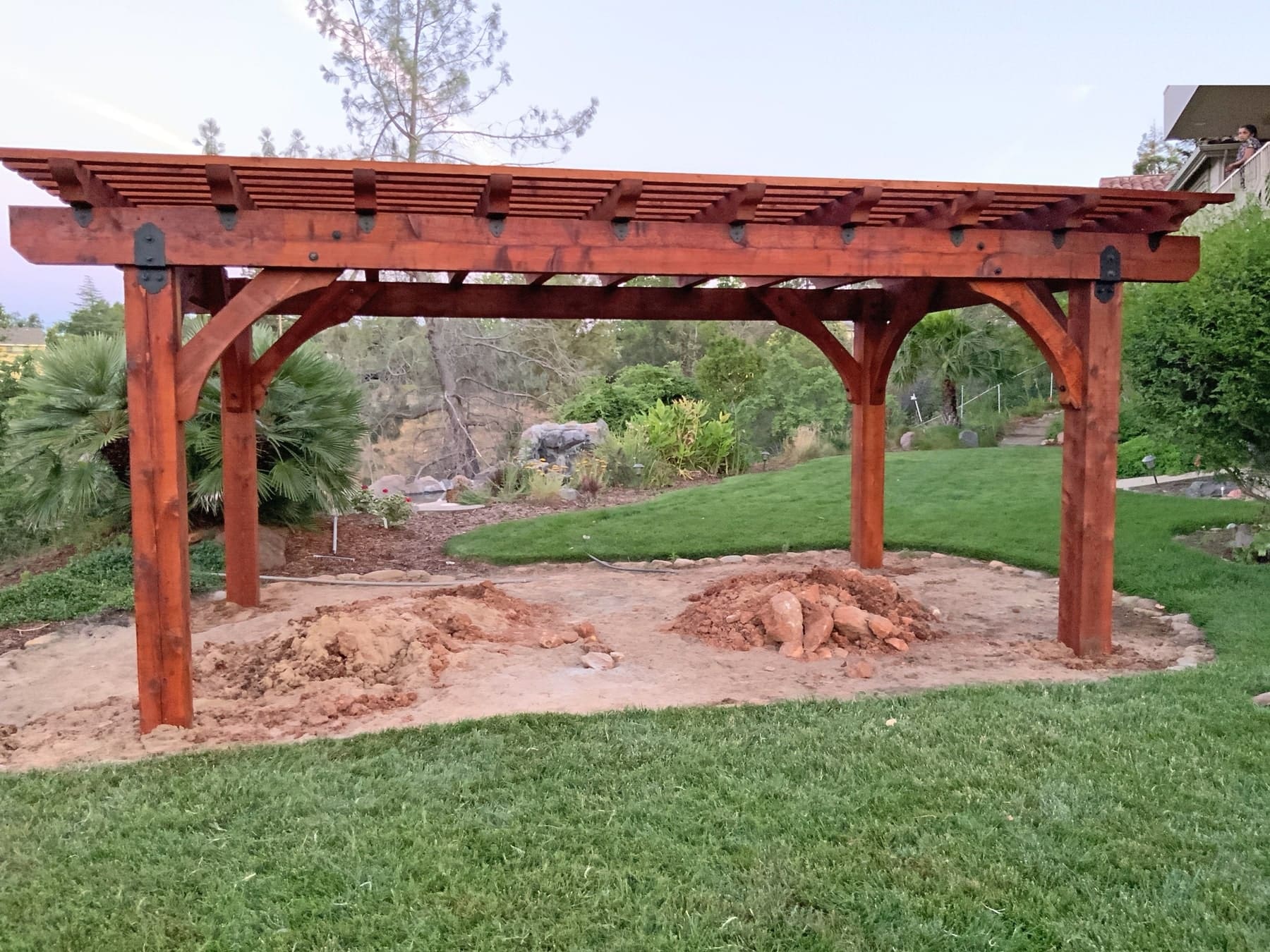 big Timber Structures - Brentwood Pergola Client Install Examples (14)