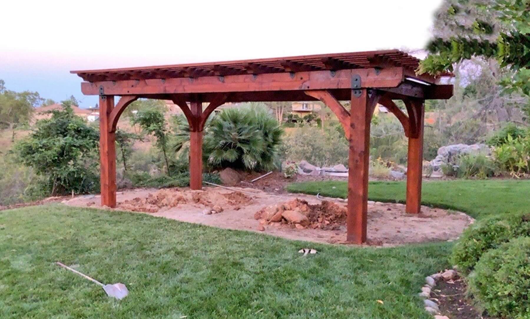 big Timber Structures - Brentwood Pergola Client Install Examples (16)